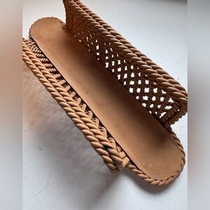 Ceramic Italian Woven Bread Basket